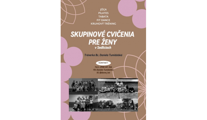 Fotka - Skupinové cvičenie v SEDLICIACH
