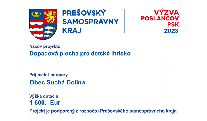 Fotka - Dopadová plocha pre detské ihrisko z dotácie poslancov PSK